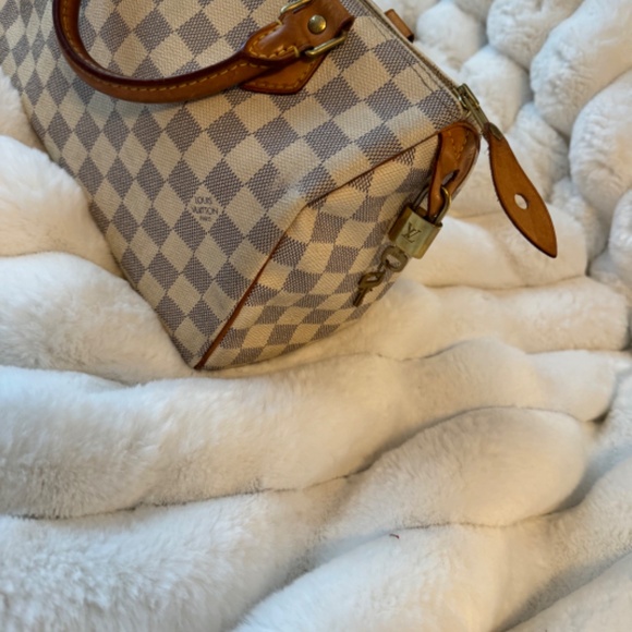 Speedy 30 Damier Azur Canvas - Picture 4 of 8